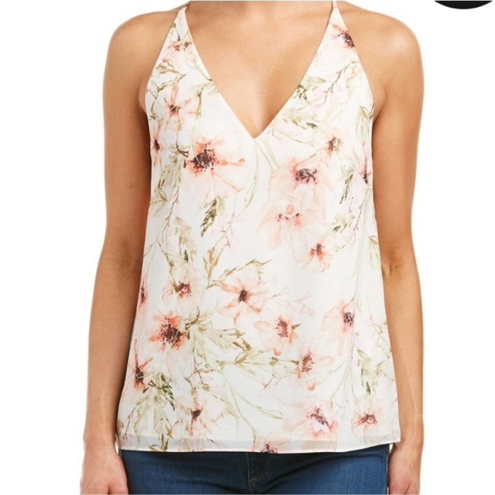 Haute Hippie Mirage Tank, Floral, Size Xs